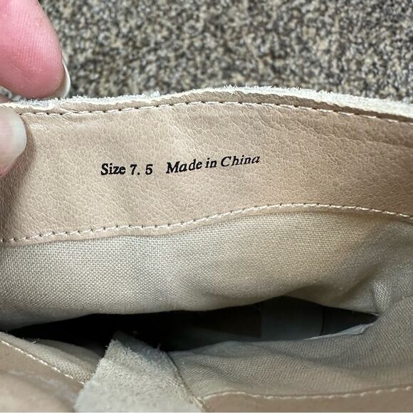 Dolce Vita Calea Dune Suede Heeled Boot Tan Size 7.5 - Picture 9 of 10